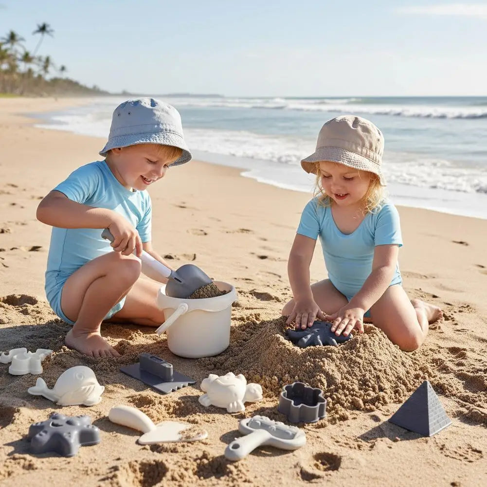 Beach Sand Toys Set – Bucket, Shovel, Molds & Watering Can