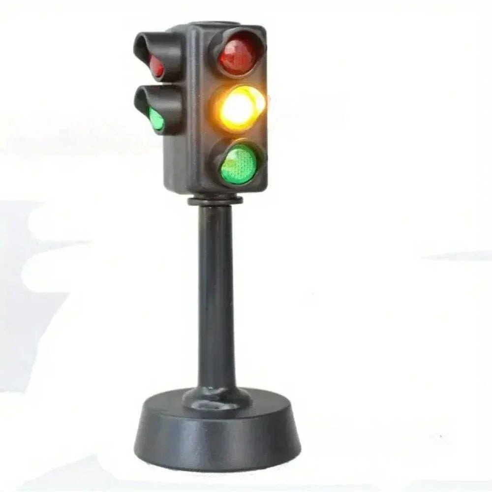 Mini Traffic Signs & Road Light Blocks | Kids' Safety Toy