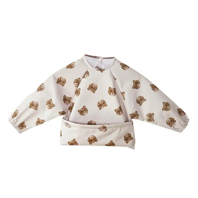 Long Sleeve Baby Weaning Bib | Toddler Coverall Feeding Apron