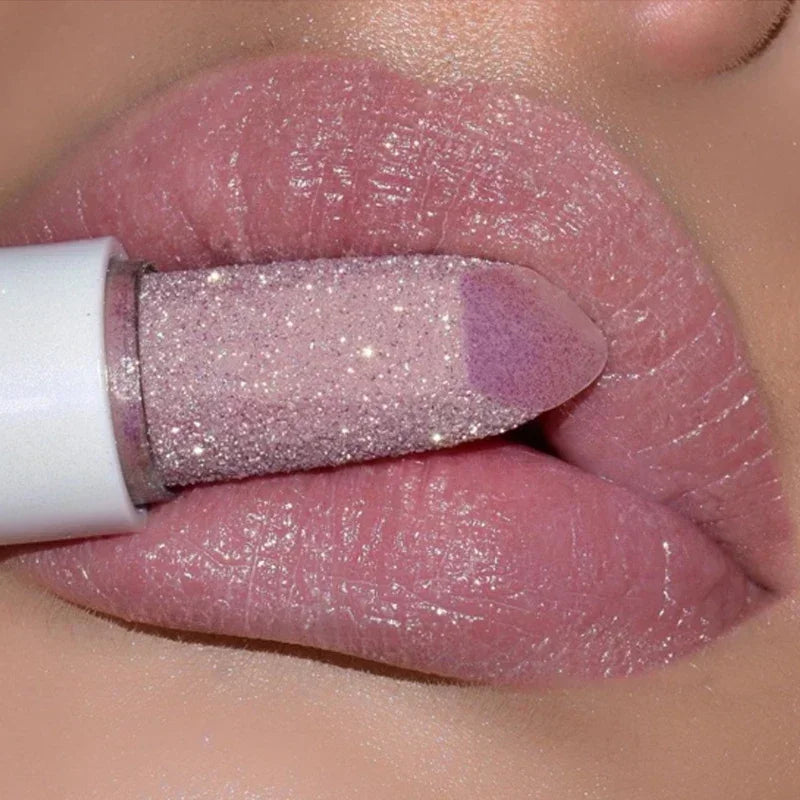 Color-Changing Glitter Lipstick | Waterproof Moisturizing Lip Tint