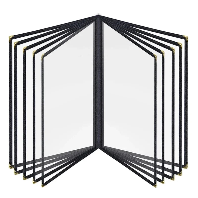 A4 PVC Transparent Menu Cover | Restaurant Menu Holder