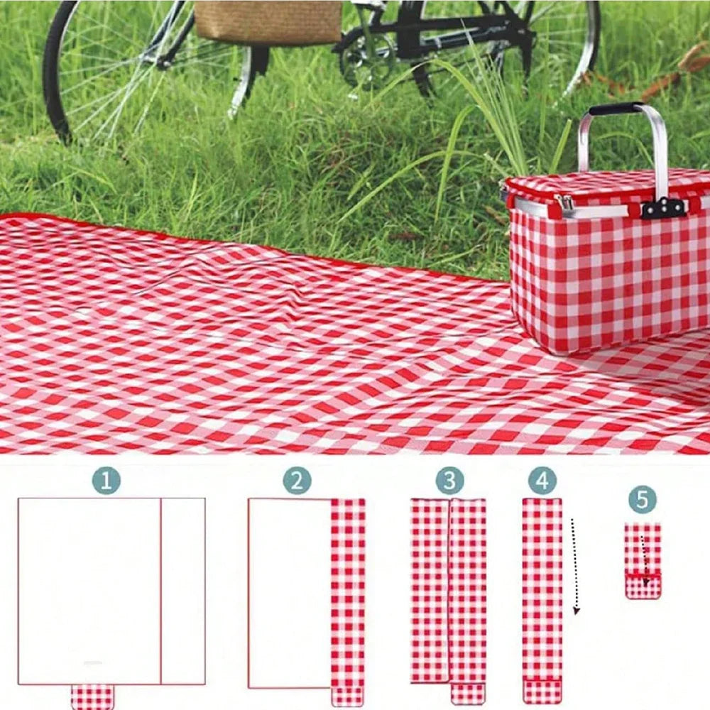 Waterproof Sandproof Picnic Blanket – Large Camping & Beach Mat