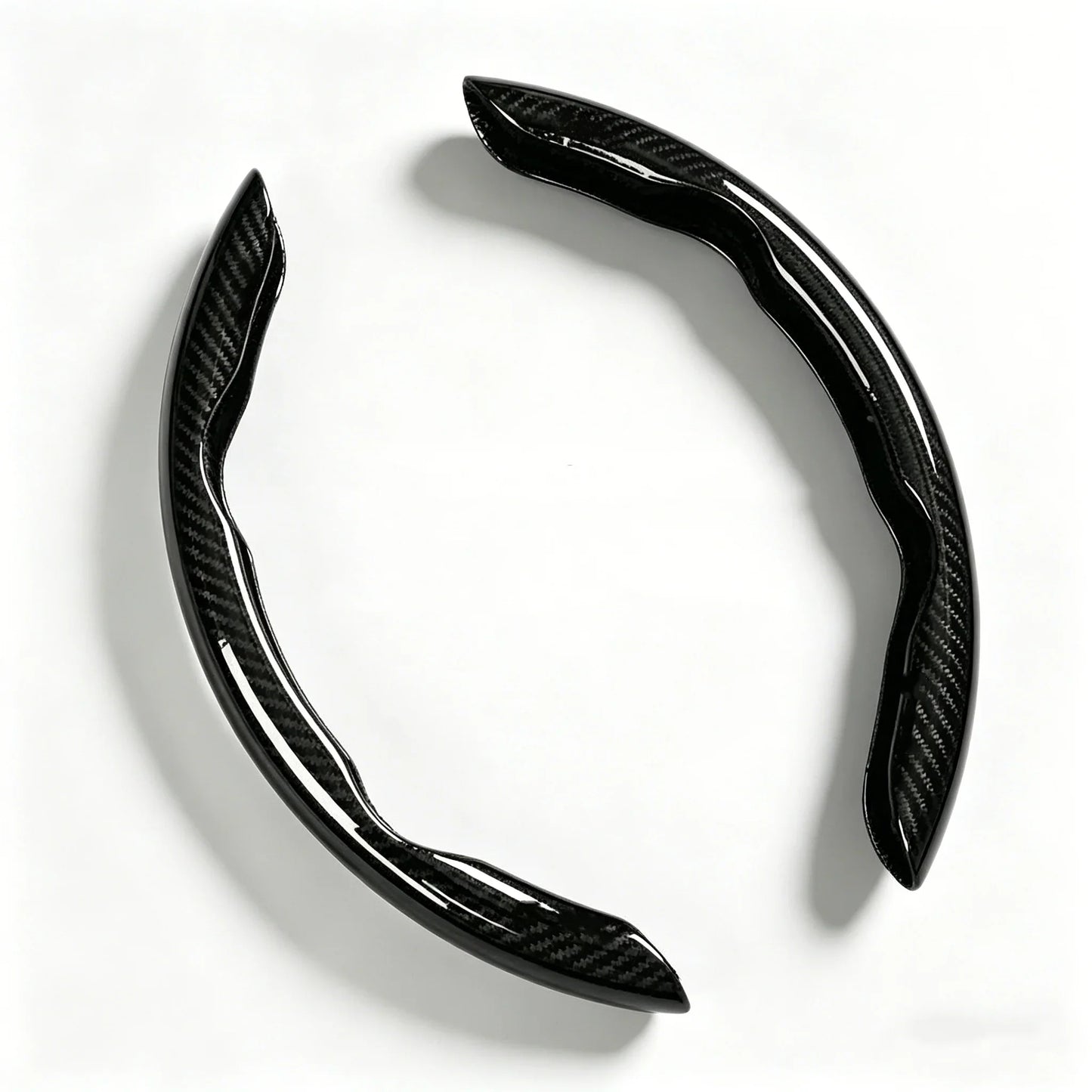 Carbon Fiber Steering Wheel Cover – Anti-Slip Clip-On Universal