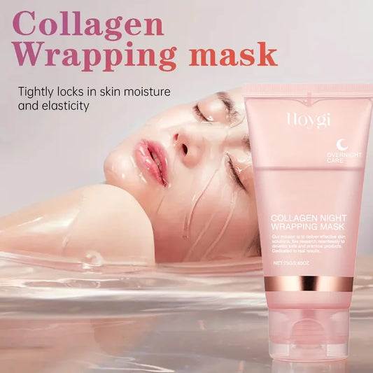 REAROYA Collagen Overnight Peel-Off Face Mask 75ml Collagen Face Mask Oasis Select 1PC