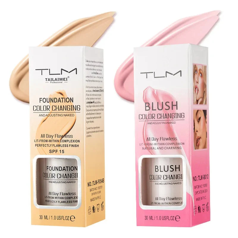 TLM Color Changing Liquid Foundation – Matte & Hydrating