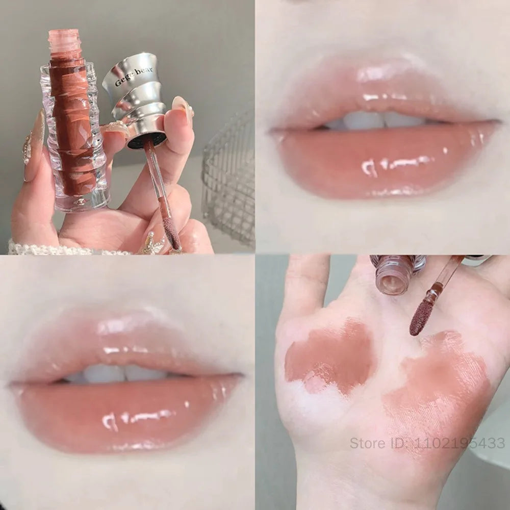 Mirror Shimmer Glass Jelly Lip Gloss | Moisturizing Lip Oil