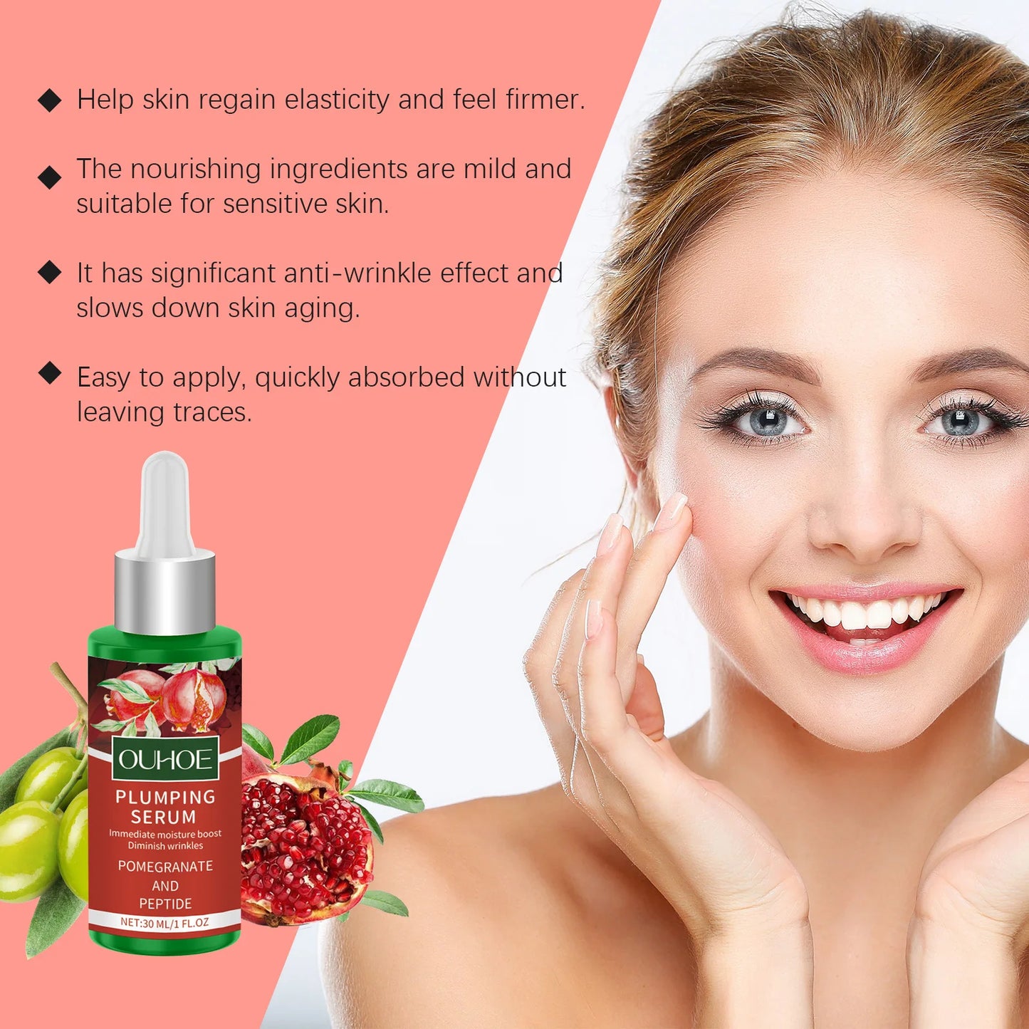 Plumping Face Serum – Anti-Aging, Firming & Moisturizing