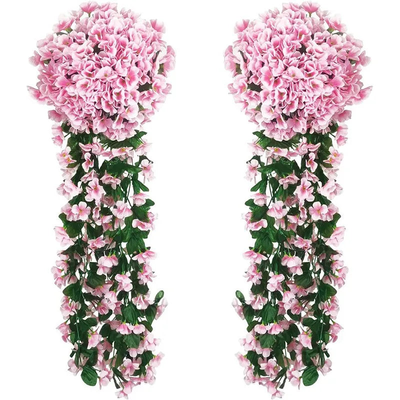 Artificial Silk Rose Vine Garland – Wedding & Home Décor