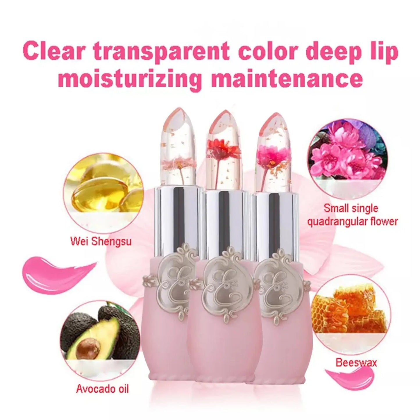Crystal Color-Changing Lip Balm – Moisturizing & Long-Lasting