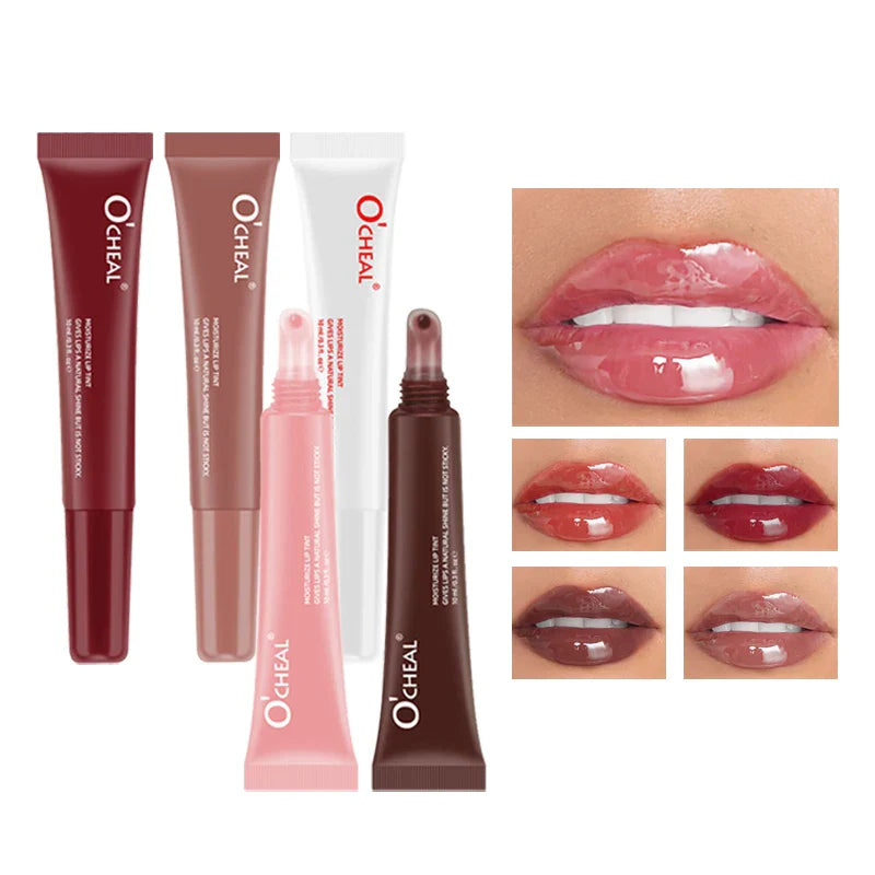 O'Cheal 5-Color Moisturizing Lip Gloss & Lip Mask Glaze 10ml