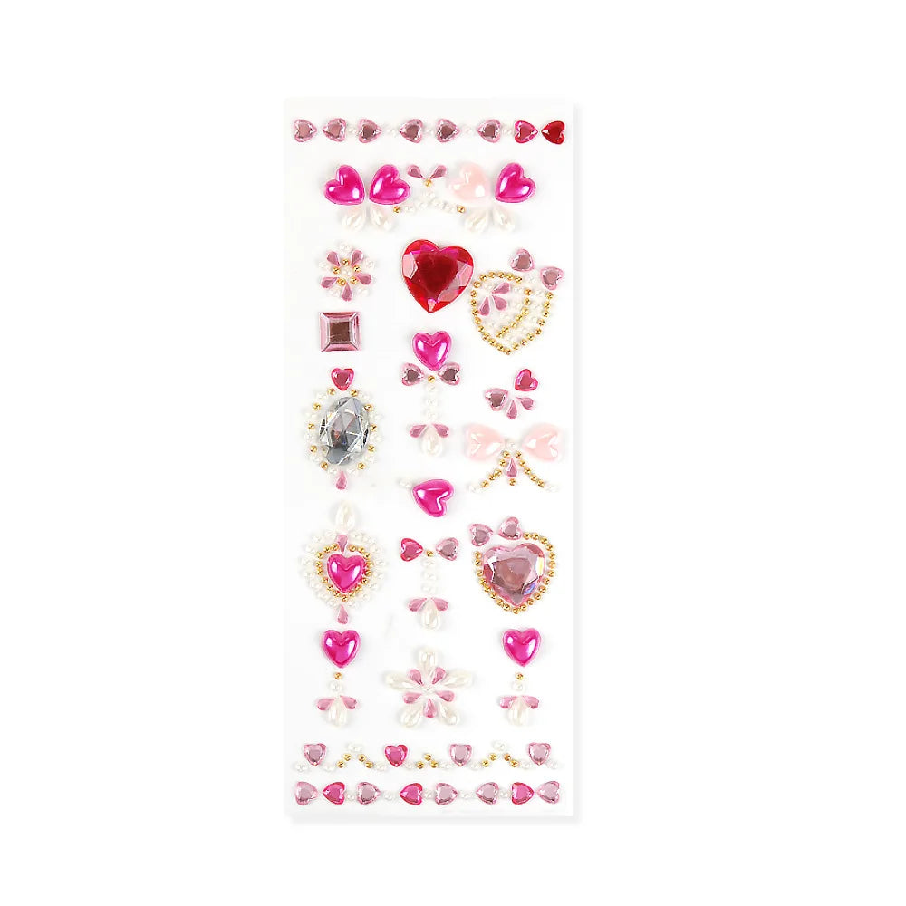 Acrylic Crystal Gem Face Stickers – DIY Makeup & Performance