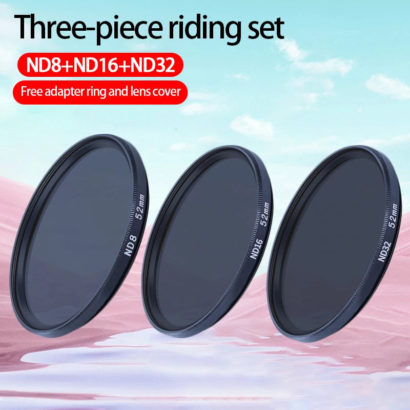 XTU X3 Lens Filters – UV, CPL, ND8, ND32, ND64 HD Glass