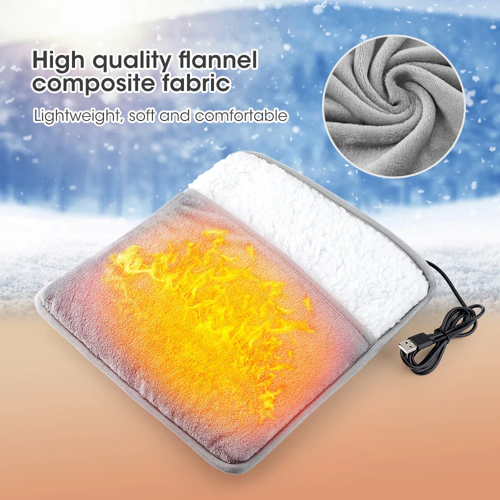 USB Electric Heating Pad – Foot, Back & Waist Warmer | AFDEAL