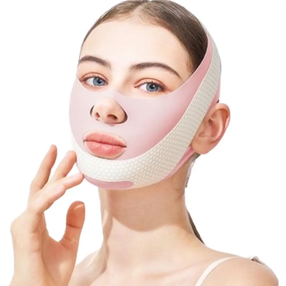 Double Chin Reducer, Face Slimming Strap, V Shaped Mask Eliminator, Remover,Tape,Belt for women, Anti- Wrinkle Face Mask, Liftin Peaceful Pleasures Health and Wellness C