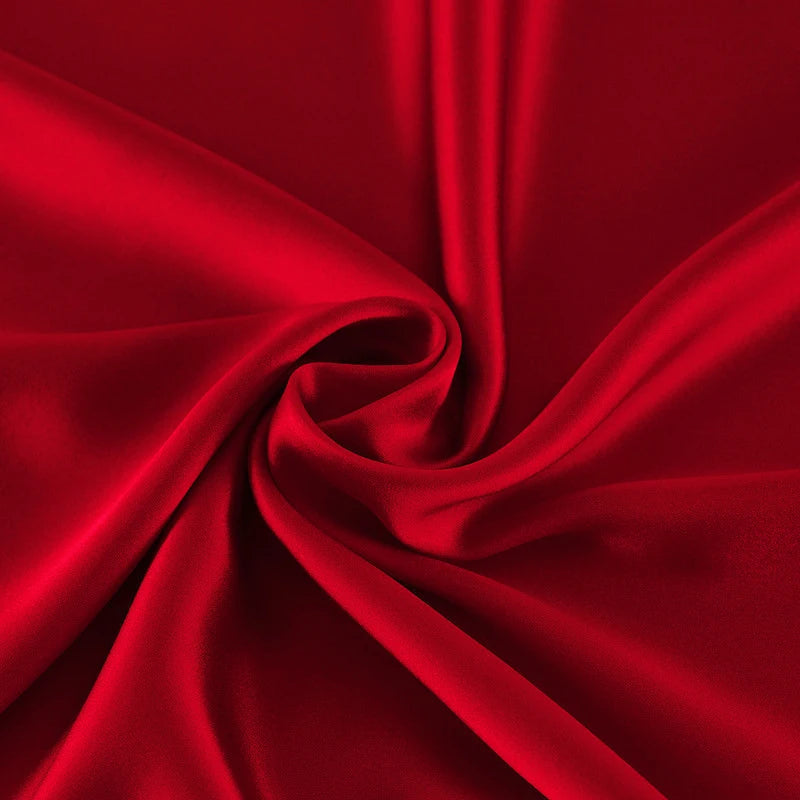 100% Mulberry Silk Charmeuse Fabric 114cm Wide | Plain Dyed