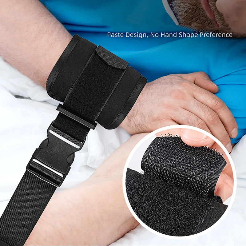 Limb Restraint Belt Bed Restraint Fixed Upper Limbs Fixed Lower Limbs Anti- Restraint Belt Wrist And Ankle Binding Belt Peaceful Pleasures Health and Wellness