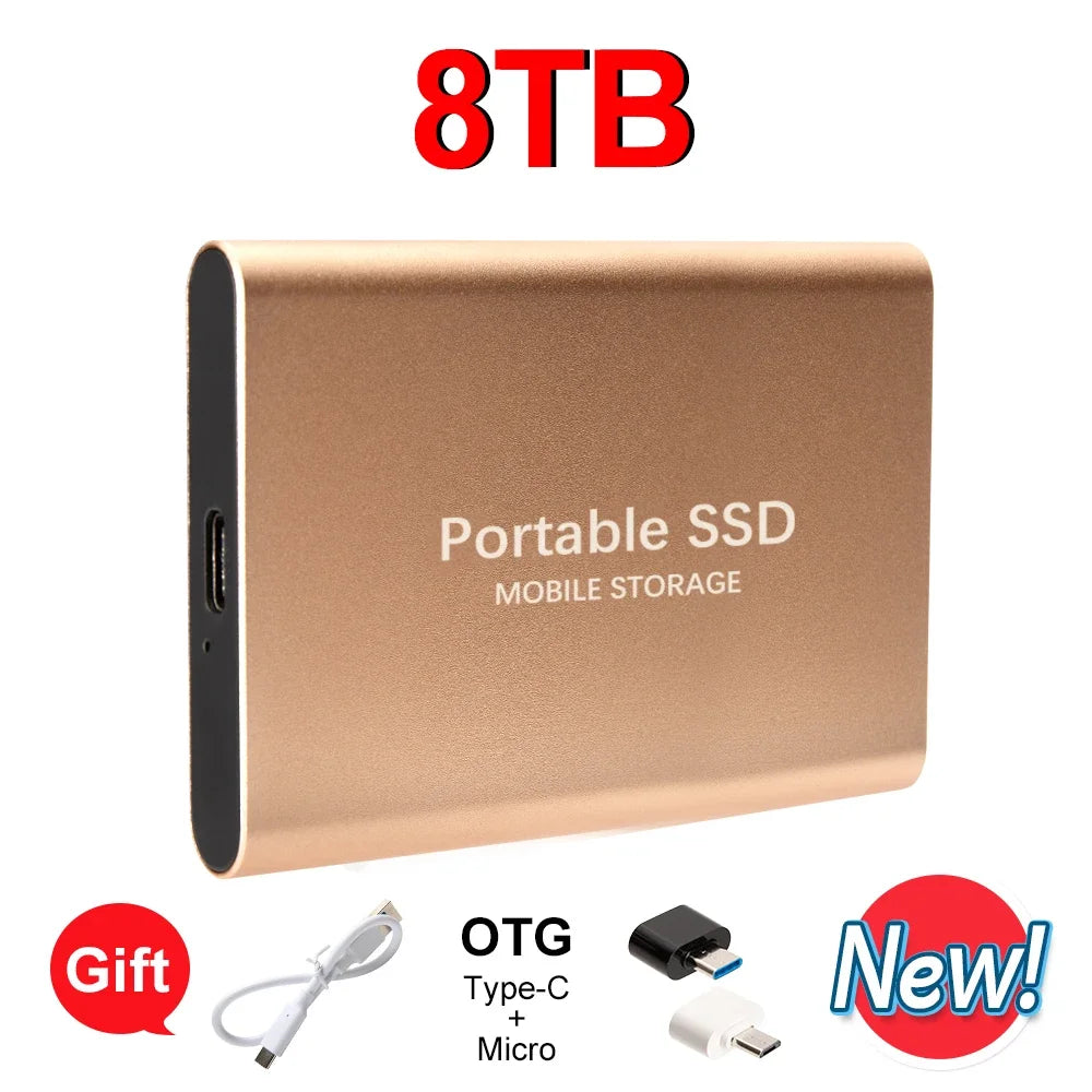 EOENKK USB 3.2 M.2 Portable External SSD for PC, Mac & Laptop