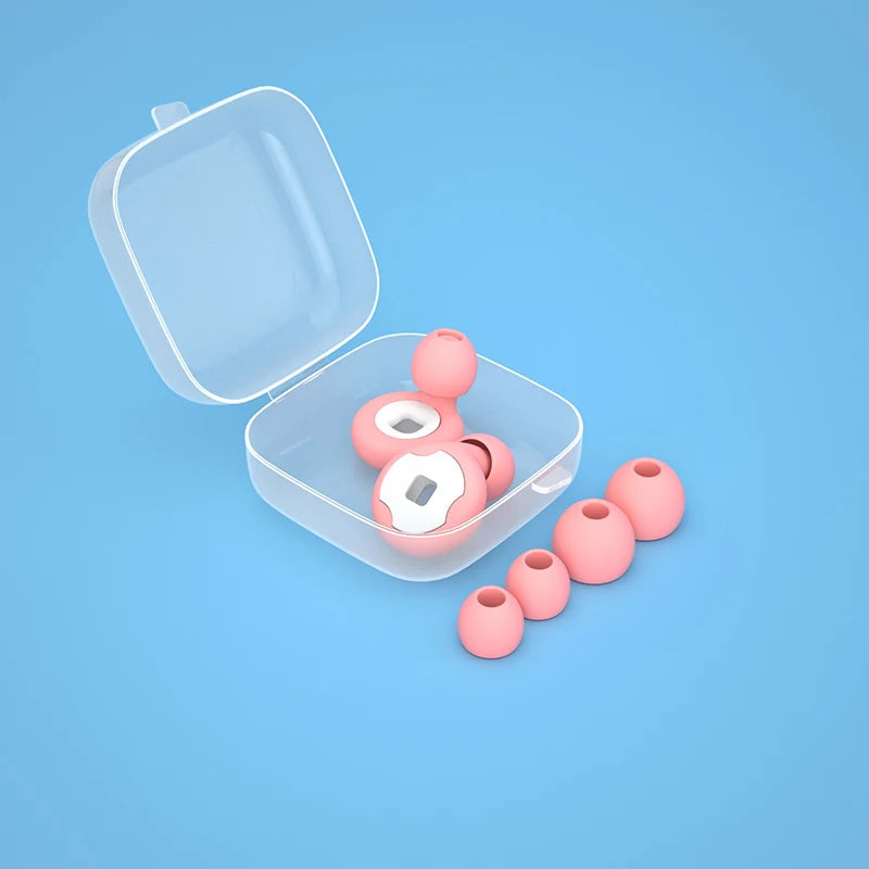 Silicone Noise-Reducing Earplugs | Sleep, Travel & Focus