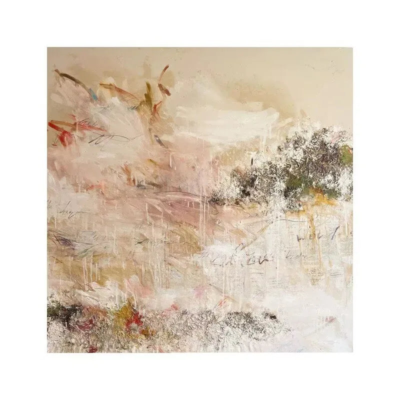 Mondern Abstract Wall Art Poster For Home Decor Handmade Oil Painting On Canvas Hanging Picture Mural For Living Room Bedroom Peaceful Pleasures Health and Wellness