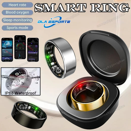 Smart Ring Bluetooth Call Heart Rate Blood Pressure Monitor Men Womenes Smartring 5ATM Waterproof Health Multi Sports Ring 2026 Peaceful Pleasures Health and Wellness