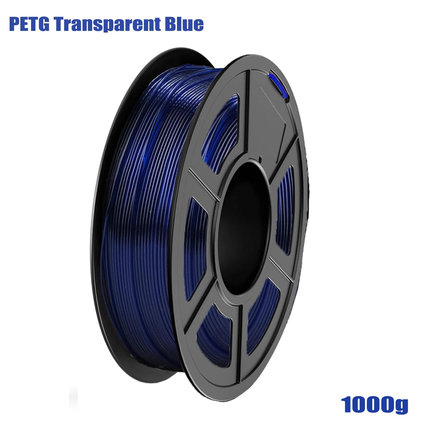 PETG Filament 1.75mm Transparent | High Precision 3D Printer Spool