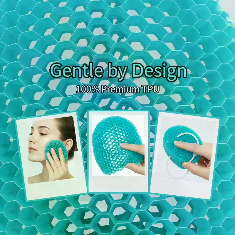 TPU Honeycomb Exfoliating Cleansing Glove | Face & Body