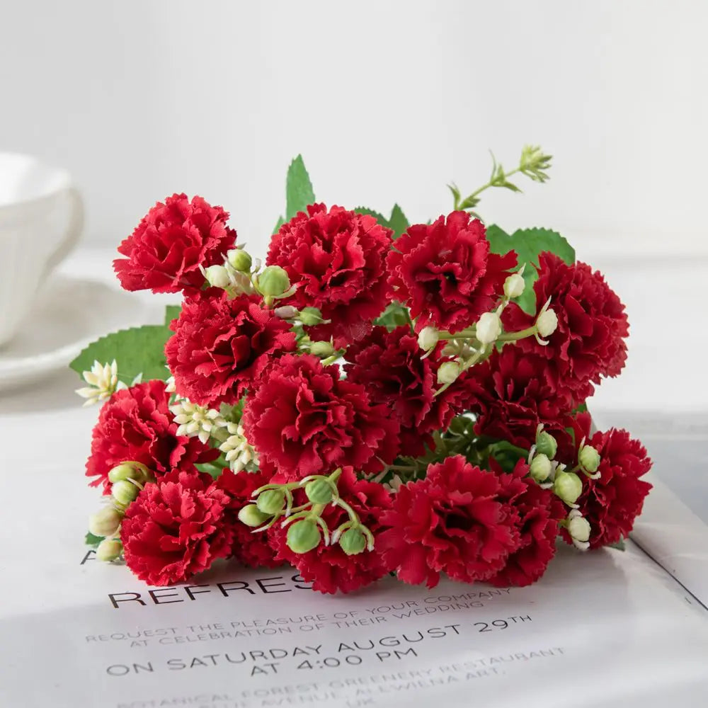 Silk Carnation Artificial Flowers | Wedding, Home & Party Décor