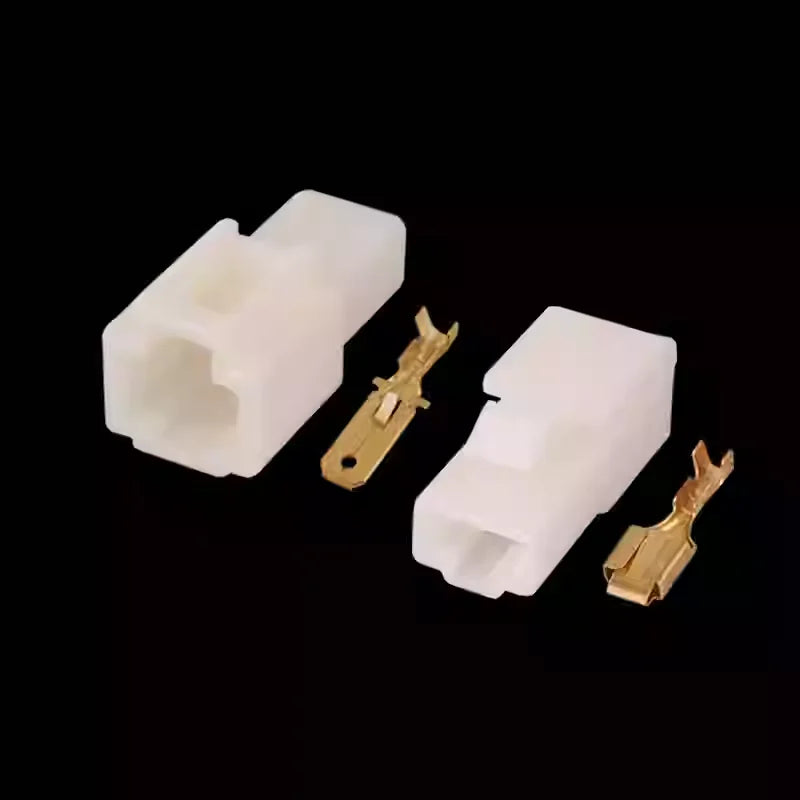 10pcs 6.3mm 1/2/3/4/6/9 Pin Automotive 6.3 Electrical Wire Connector Male Female Cable Terminal Plug Kits for Ebike Car Peaceful Pleasures Health and Wellness 1P 5set
