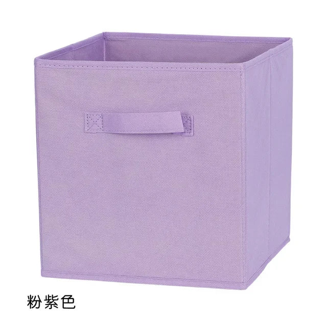 Non Woven Fabric Storage Box Home Supplies Clothing Underwear Storage Box,Kid Toy Storage Organizer Cabinet Drawer Organization Peaceful Pleasures Health and Wellness purple