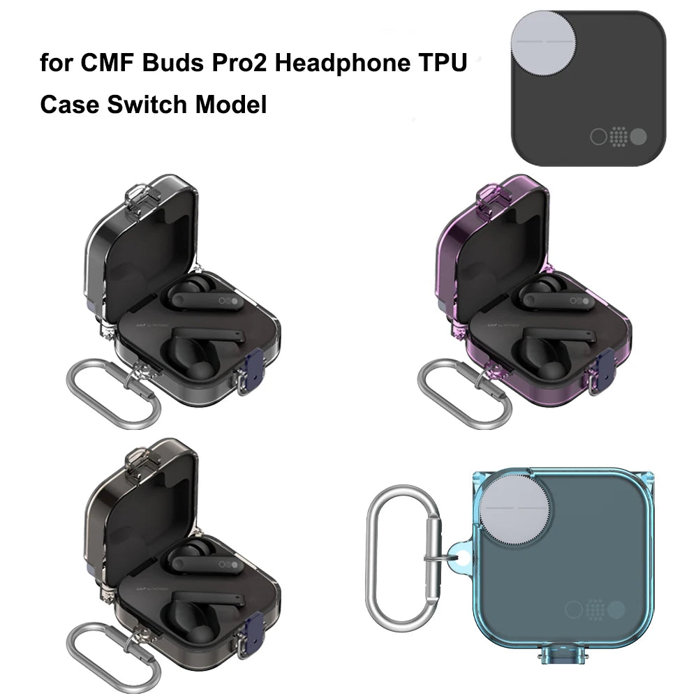 TPU Case for CMF by Nothing Buds Pro 2 – Candy Color Cover