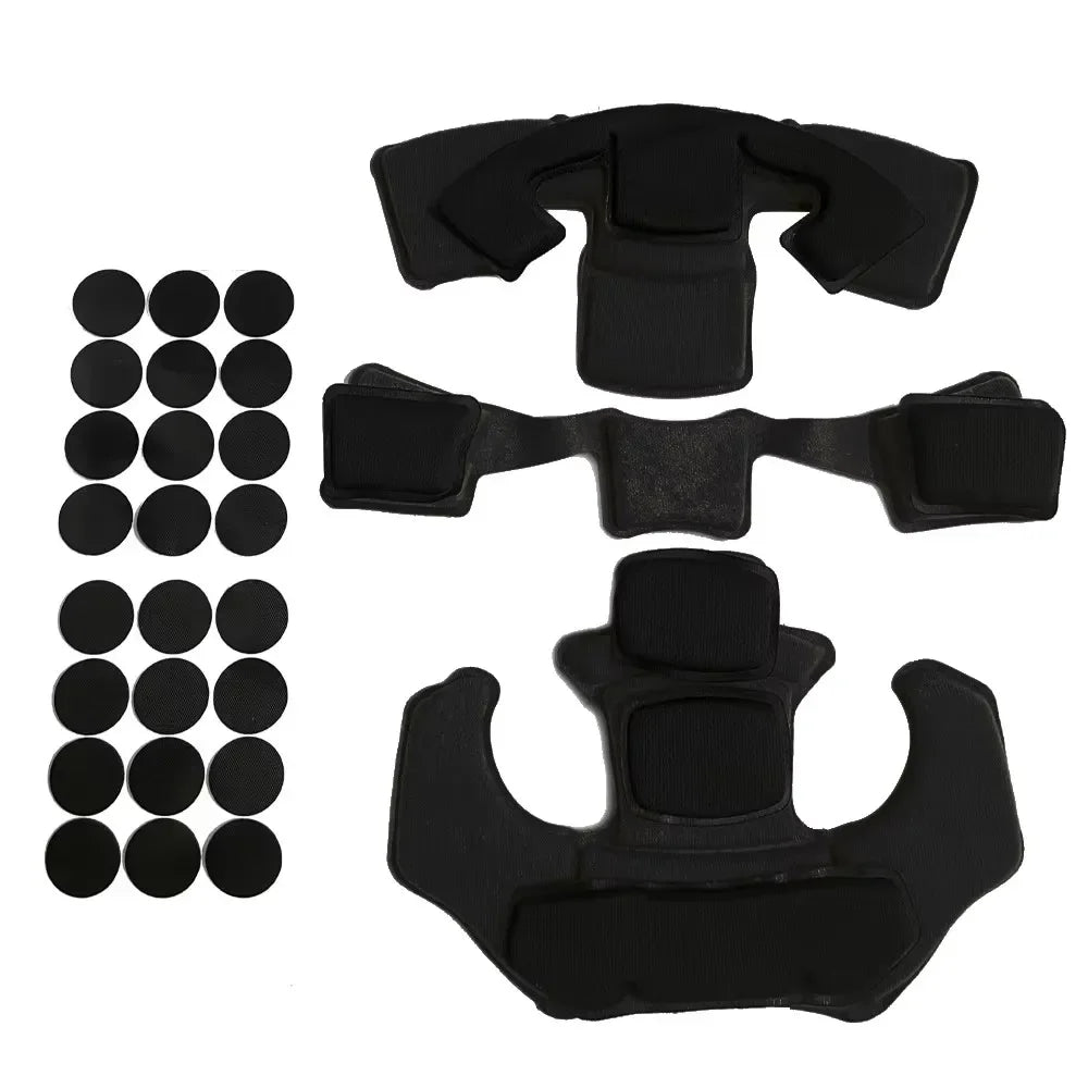 NEW Upgraded Team Wendy Helmet Hanging Suspension System Chin Strap for Team Wendy FAST MICH Tactical Helmet Accessories Peaceful Pleasures Health and Wellness Black Sponge