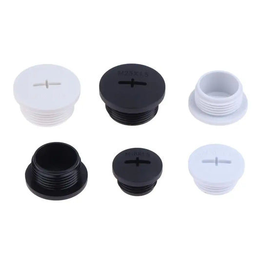 New 10Pcs Cross Shaped Plastic Plugs Nylon Waterproof Quality Threaded Hole Plugs M16X1.5 M18X1.5 M20X1.5 M22X1.5 M25X1.5 Peaceful Pleasures Health and Wellness