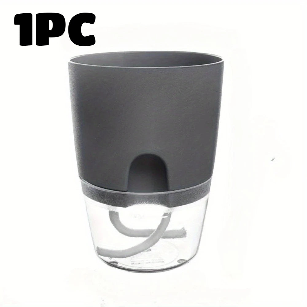 5-Pack Self-Watering Hydroponic Pots | Double Layer Design