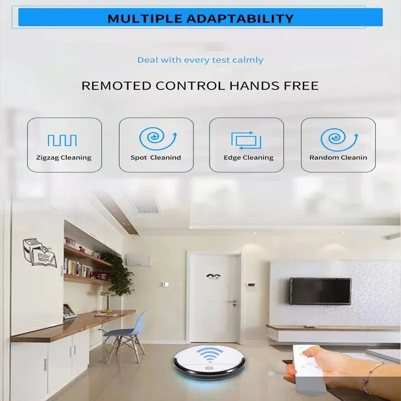 GUOHE 3-in-1 Robot Vacuum – Auto Dock, Mop & 2000Pa Suction