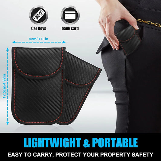 Mini Bank Card Signal Shielding Small Bag Anti Magnetic Anti-theft Peaceful Pleasures Health and Wellness
