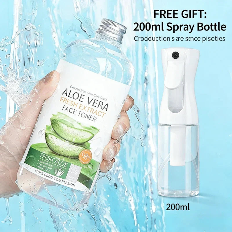 500ml Aloe Vera Facial Toner Hydrating Spray – Dry Skin