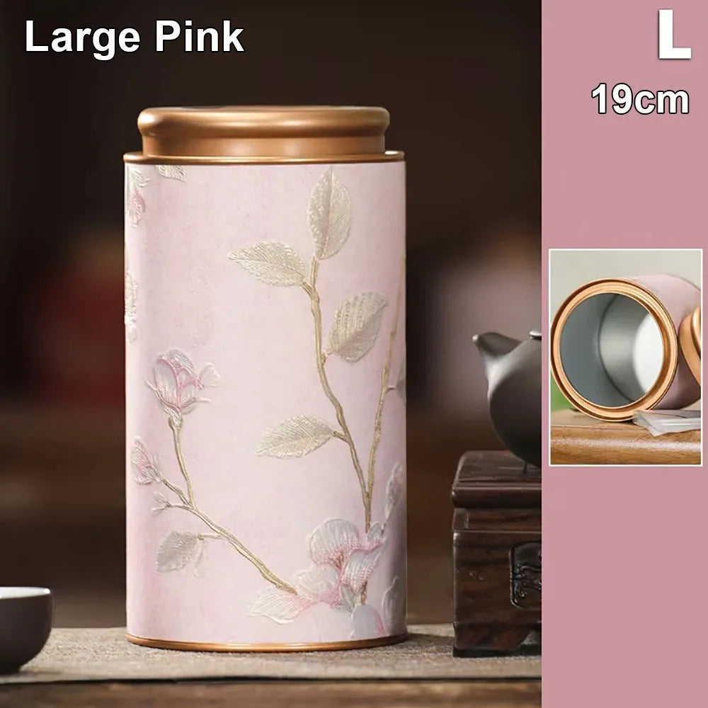 Airtight Tinplate Tea Storage Can – Food Grade Sealed Jar