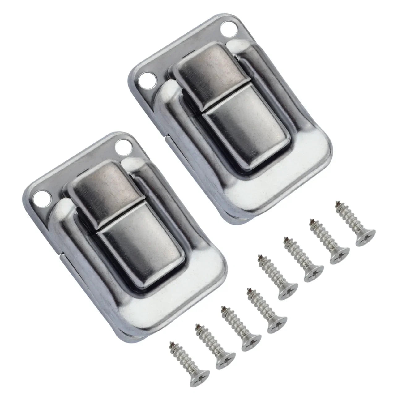 2-Pack Zinc Alloy Box Latch Clasps – Vintage Hasp Buckle 27×40mm