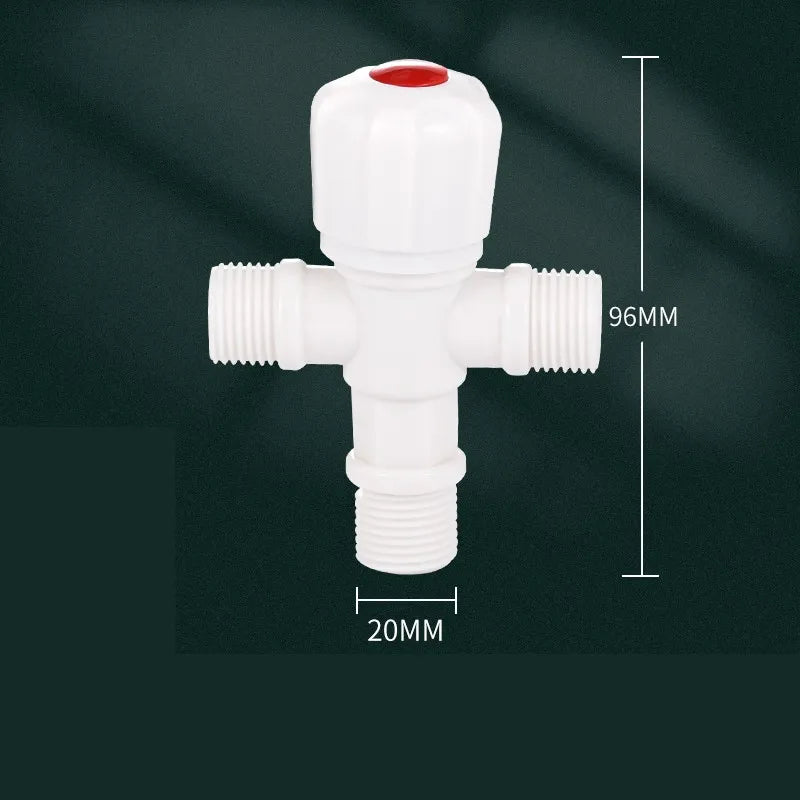Plastic Angle Stop Valve G1/2 – Toilet & Sink Shut-Off