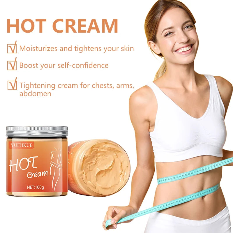 YUITIKUE Hot Firming Cream 100g – Tone, Tighten & Hydrate Body Firming Cream Peaceful Pleasures Health and Wellness