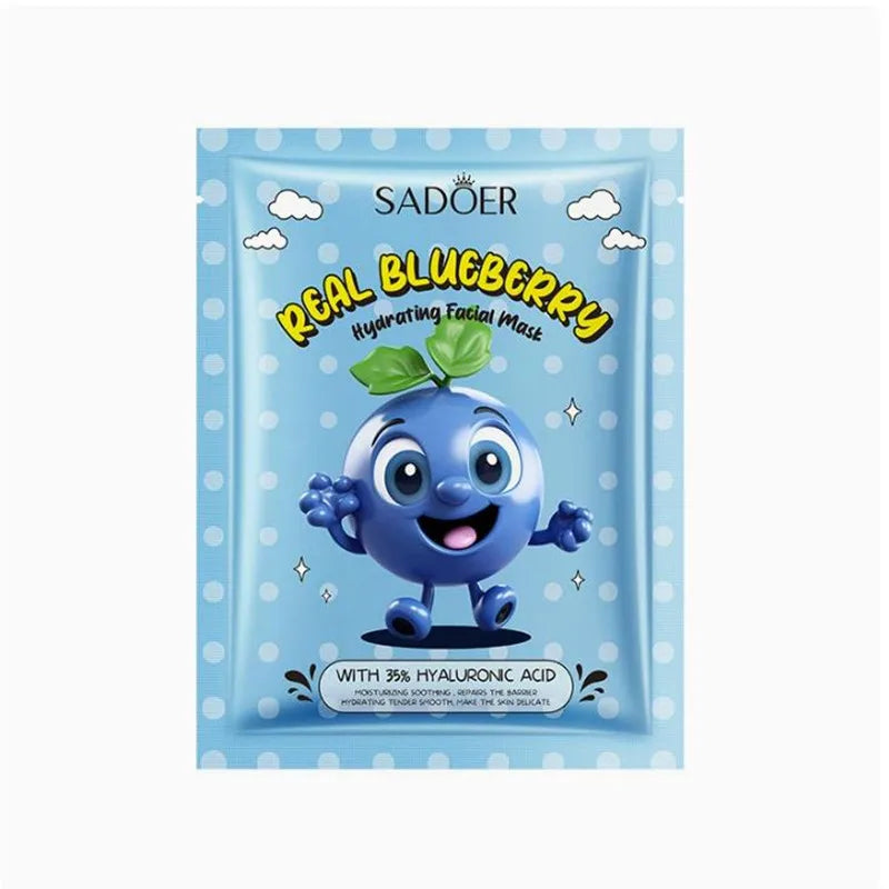 SADOER Hyaluronic Acid Collagen Sheet Mask 5-Pack | K-Beauty