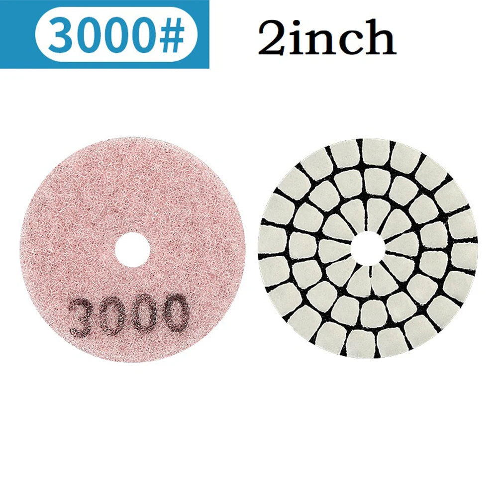 1X Dry Polishing Pad Granite Marble Sanding Disc Stone Dia-mond