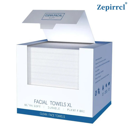 CLOUDROL Disposable Face Towels 40pk – Thick 26x30cm Wipes Disposable Face Wipes Peaceful Pleasures Health and Wellness