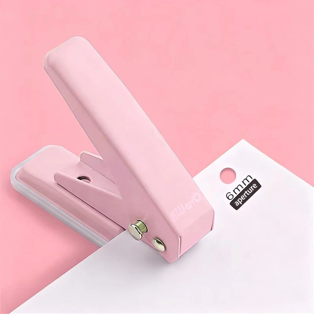 Single Hole Multifunctional Punching Machine Student Stationery