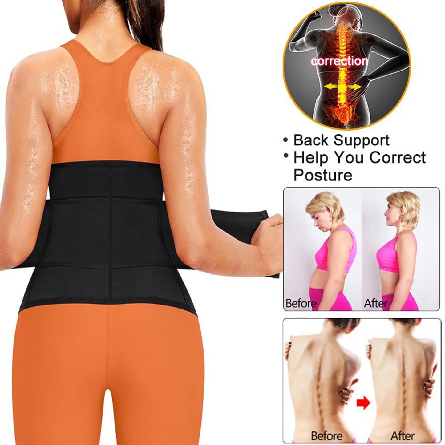 Sports Waist Support Belt Breathable Elastic-Protection Adjustable For Gym Fitness Peaceful Pleasures Health and Wellness