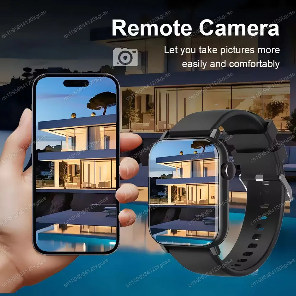2026 New Smart Watch with Voice Calling Health Monitor IP68 Water Resistance Smart Notifications Voice Assistant Smartwatch Hw12 Peaceful Pleasures Health and Wellness