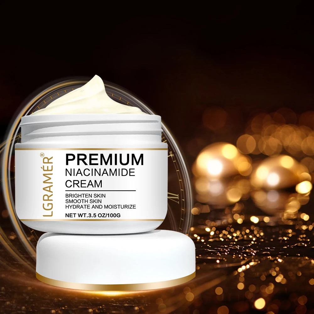 LGRAMER Gold Hyaluronic Acid Nicotinamide Face Serum Cream