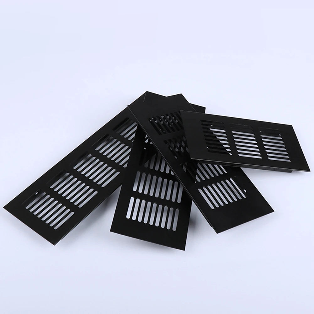 Aluminium Rectangular Cabinet Wardrobe Air Vent Grille Ventilation