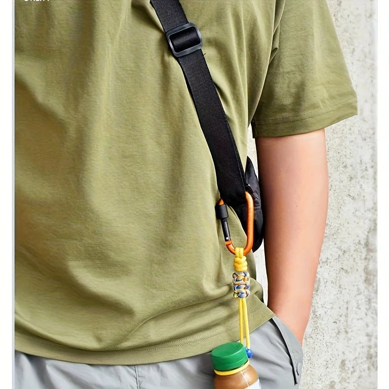 Paracord Water Bottle Holder Carabiner Clip | Hiking & Camping