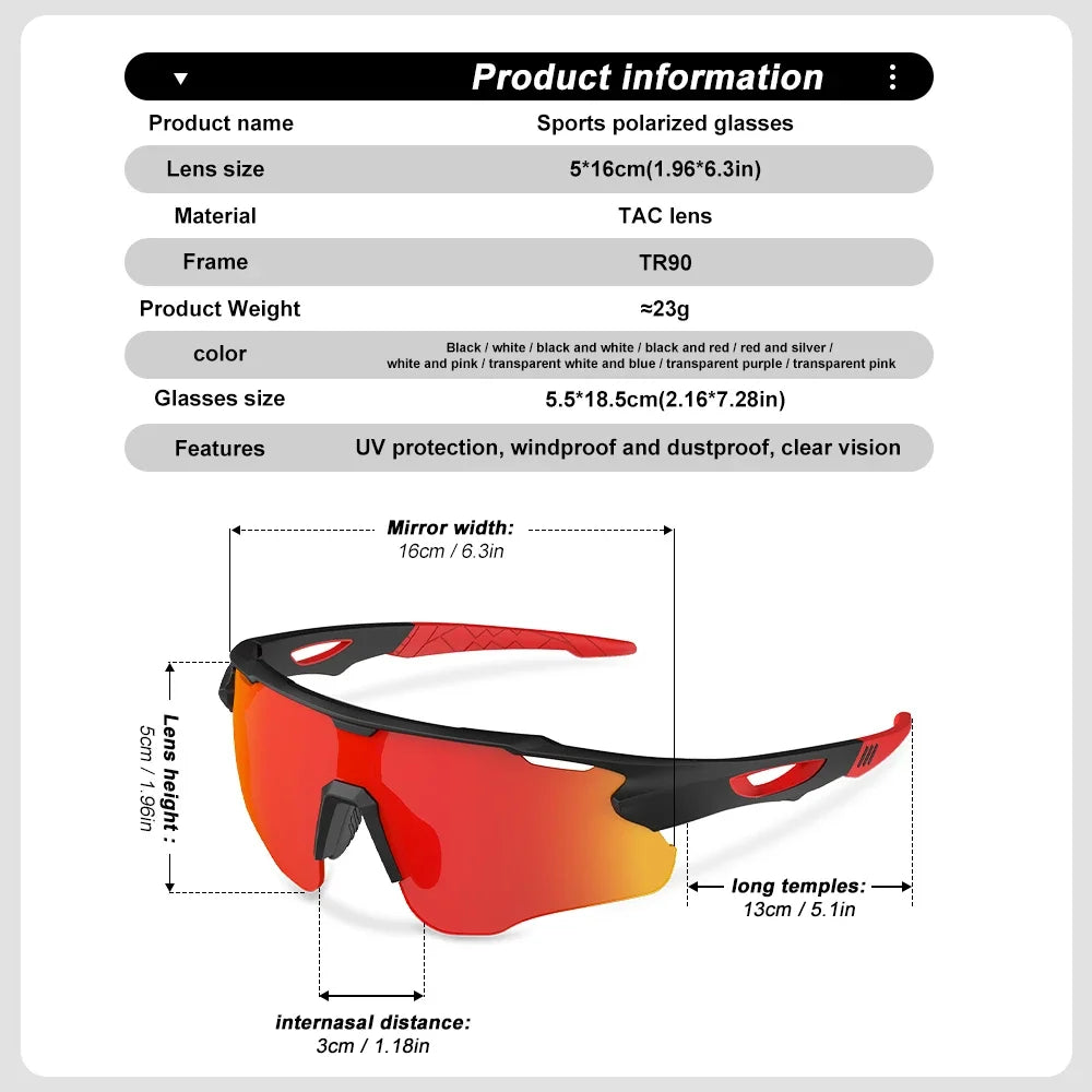 MTB Cycling Glasses UV400 Sports Sunglasses Men Women